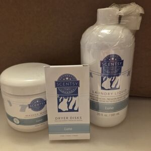 Scentsy Luna Laundry Liquid and Dryer Disks Set